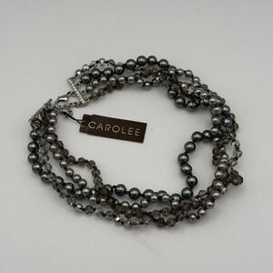 Carolee Four Strand Gray Choker